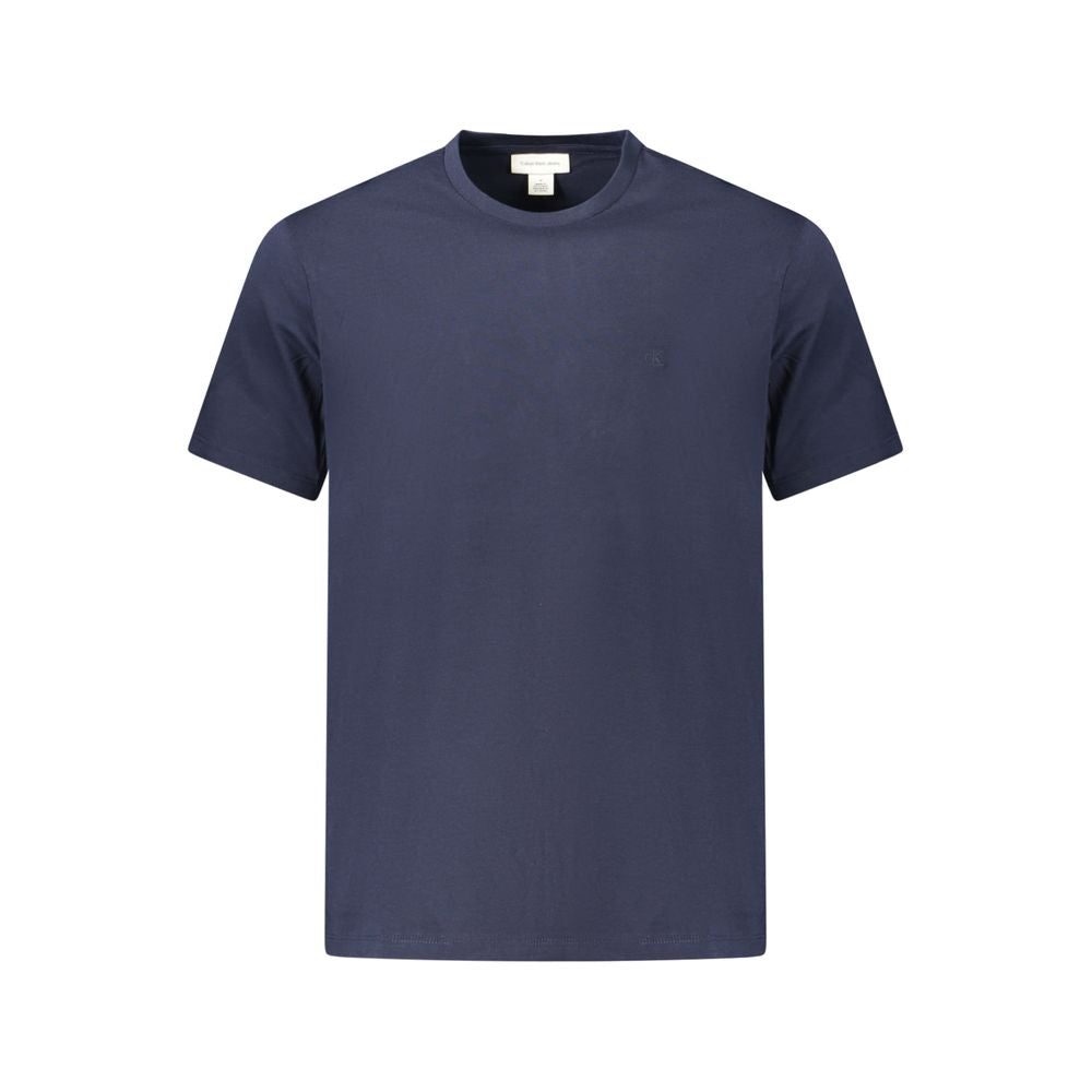 Calvin Klein Blaues Baumwoll-T-Shirt für Herren