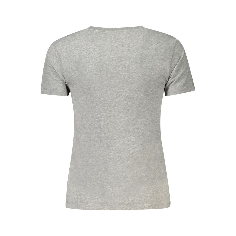 Guess Jeans Grigio Baumwoll-T-Shirt für Damen