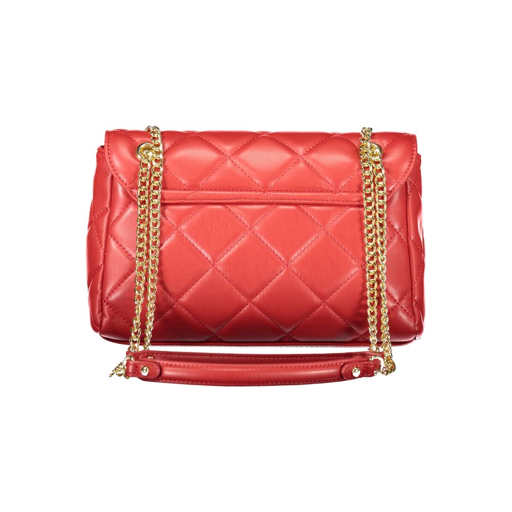 Mario Valentino Damenhandtasche aus rotem Polyurethan