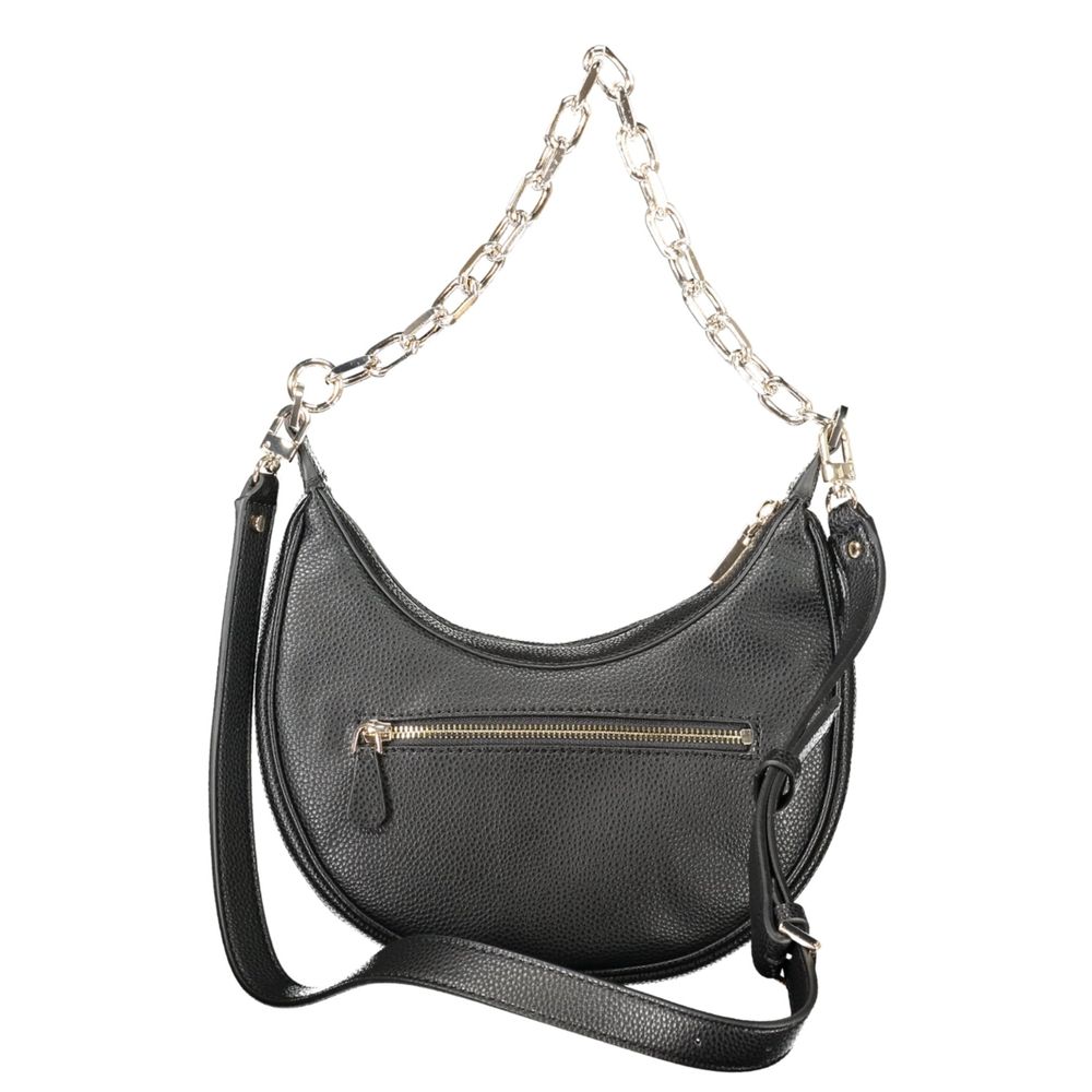Guess Jeans Schwarze Damen-Handtasche aus Polyurethan