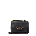 Michael Kors Schwarze Leder Umhängetasche