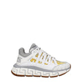 Versace Weiße Stoff-Sneaker im Athletic-Look