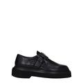 Max Mara Schwarze Oxford- und Derby-Schuhe aus Leder