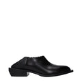 Moschino Schwarze Mules aus Leder