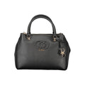 Guess Jeans Schwarze Damen-Handtasche aus Polyurethan