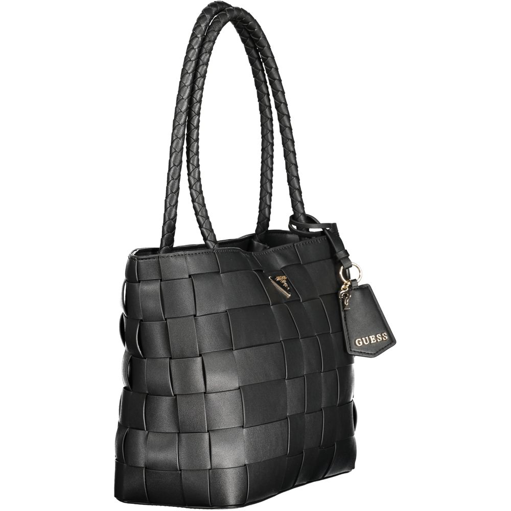 Guess Jeans Handtasche aus Nero-Polyurethan für Damen
