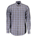 Gant Herrenhemd aus blauer Baumwolle