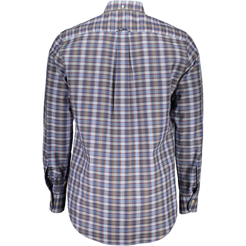 Gant Herrenhemd aus blauer Baumwolle