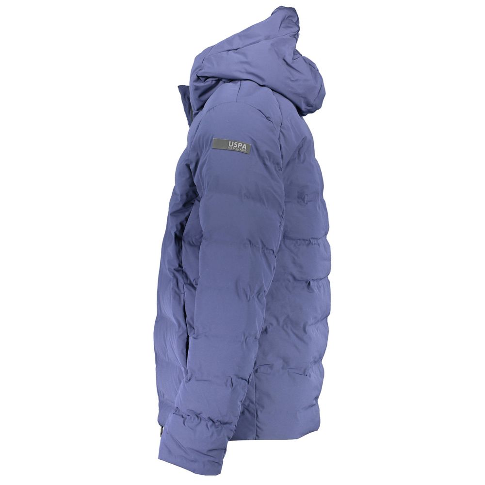 U.S. POLO ASSN. Blaue Herrenjacke aus Polyamid