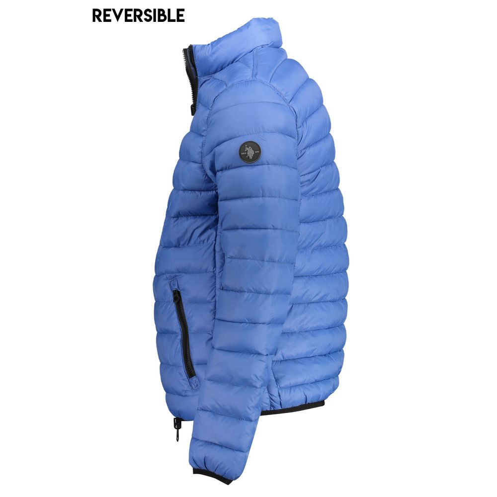 U.S. POLO ASSN. Blaue Herrenjacke aus Nylon