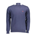 U.S. POLO ASSN. Blauer Baumwollpullover für Herren