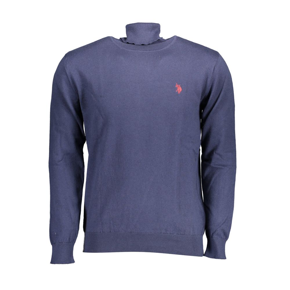 U.S. POLO ASSN. Blauer Baumwollpullover für Herren