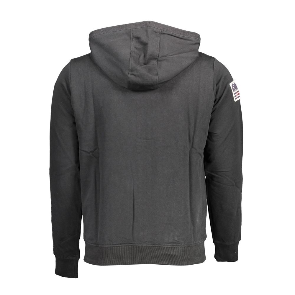 U.S. POLO ASSN. Schwarzer Baumwoll-Sweatshirt