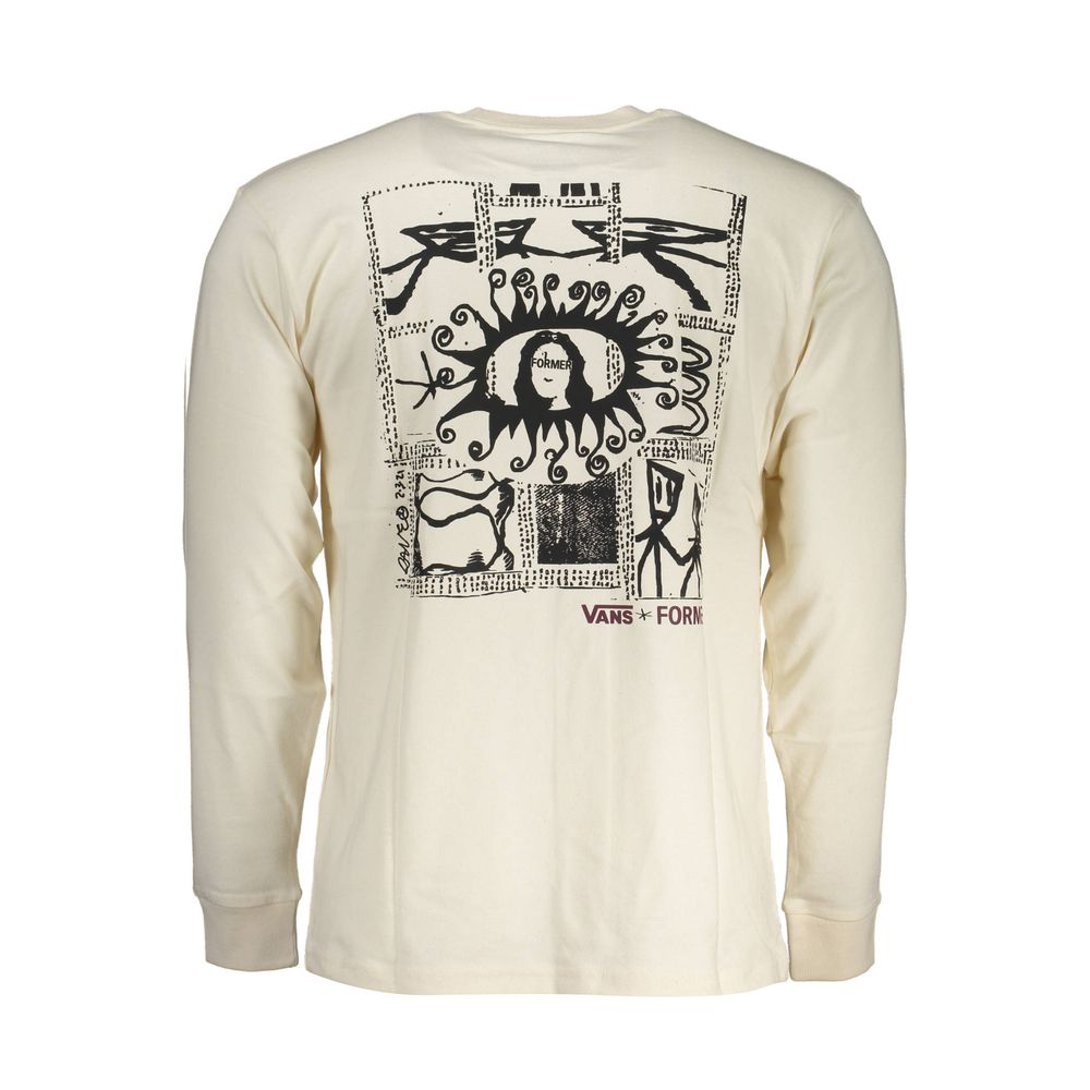 Vans Weißes Herren-T-Shirt aus Baumwolle