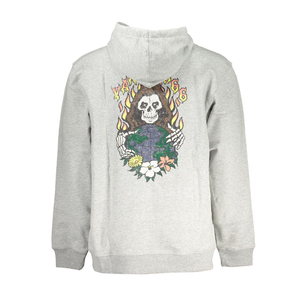 Vans Grigio Herren-Kapuzenpullover aus Baumwolle