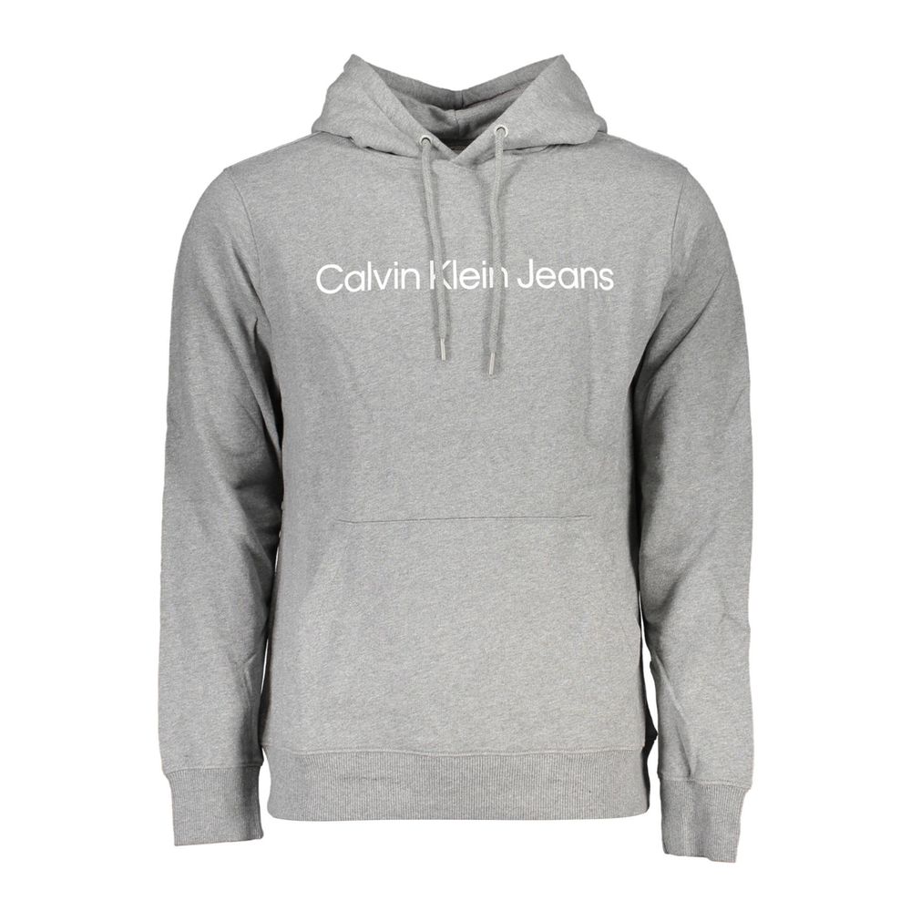 Calvin Klein Grigio Baumwoll-Sweatshirt für Herren