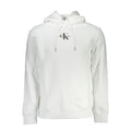 Calvin Klein Weißes Herren-Sweatshirt aus Baumwolle