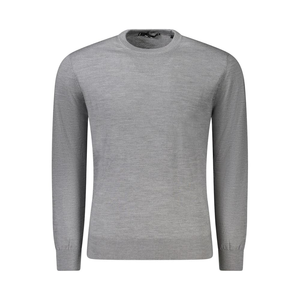 Guess Jeans Grauer Pullover aus Wolle für Männer