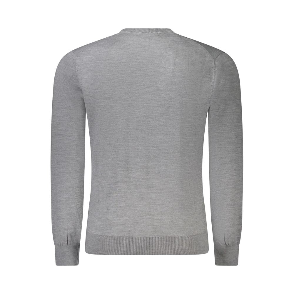 Guess Jeans Grauer Pullover aus Wolle für Männer