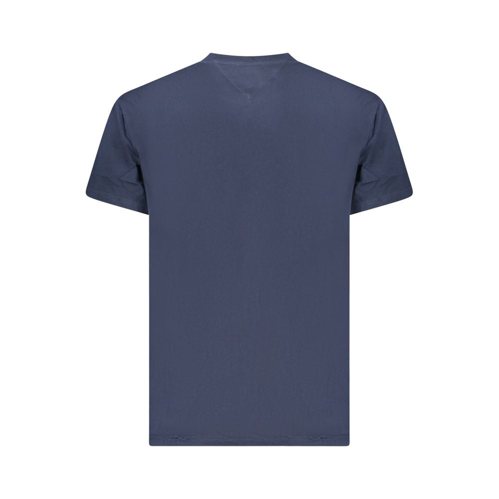 Tommy Hilfiger Blaues Baumwoll-T-Shirt für Herren