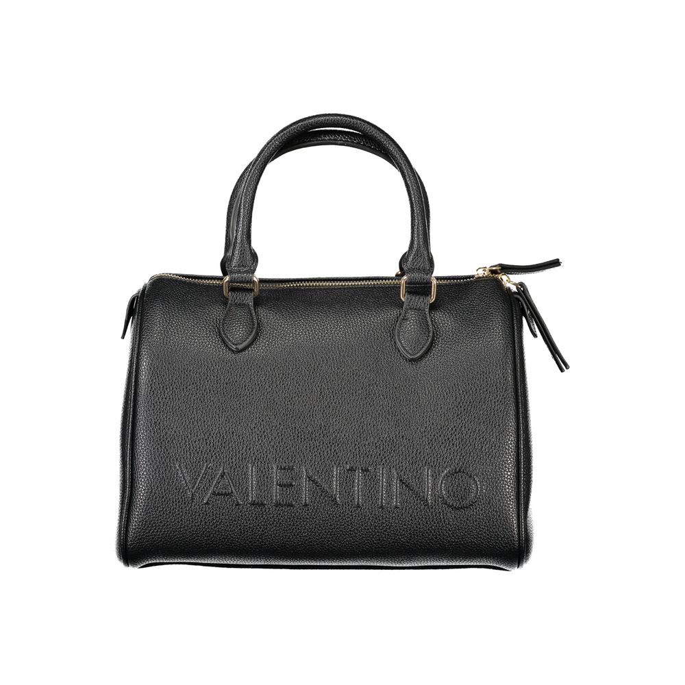 Mario Valentino Schwarze Damen-Handtasche aus Polyurethan