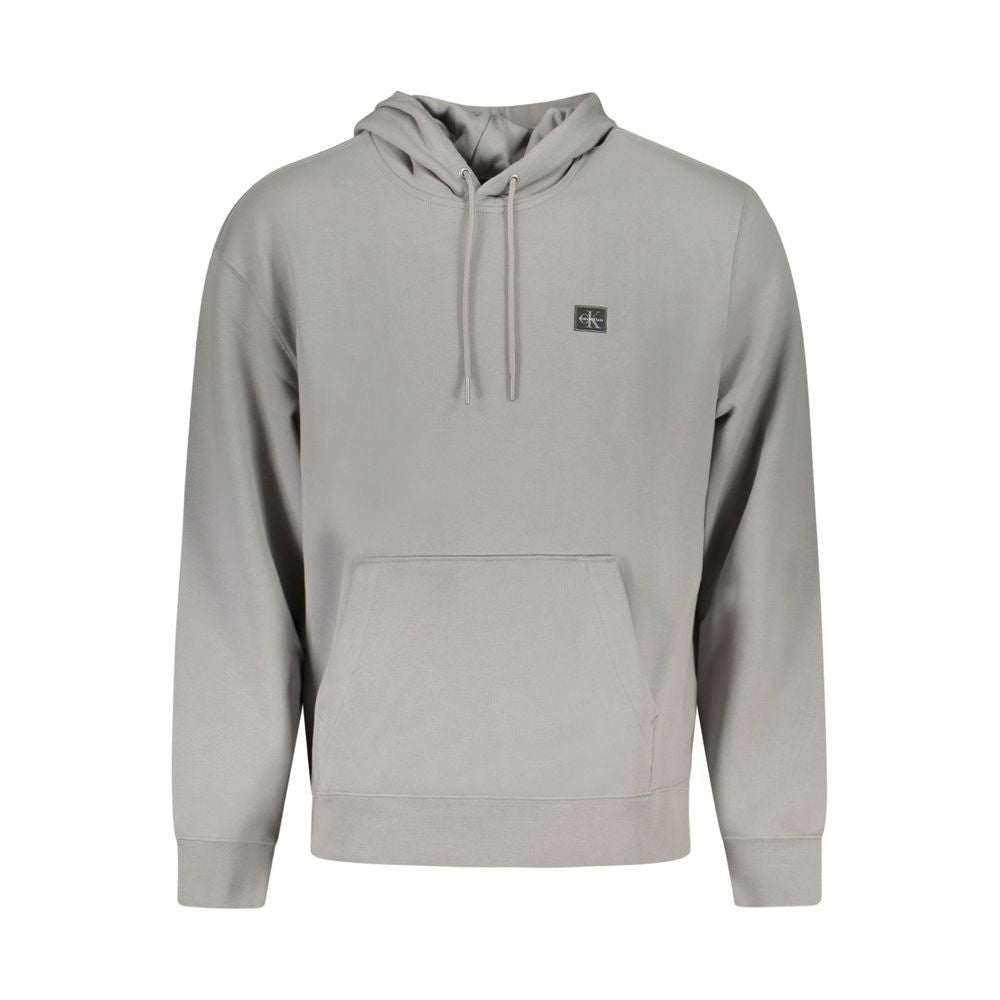 Calvin Klein Grauer Baumwollpullover für Männer