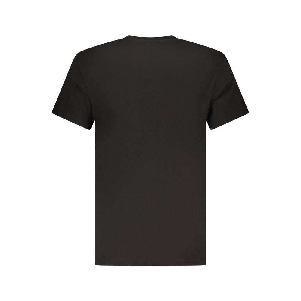 Tommy Hilfiger Schwarzes Baumwoll-T-Shirt für Herren
