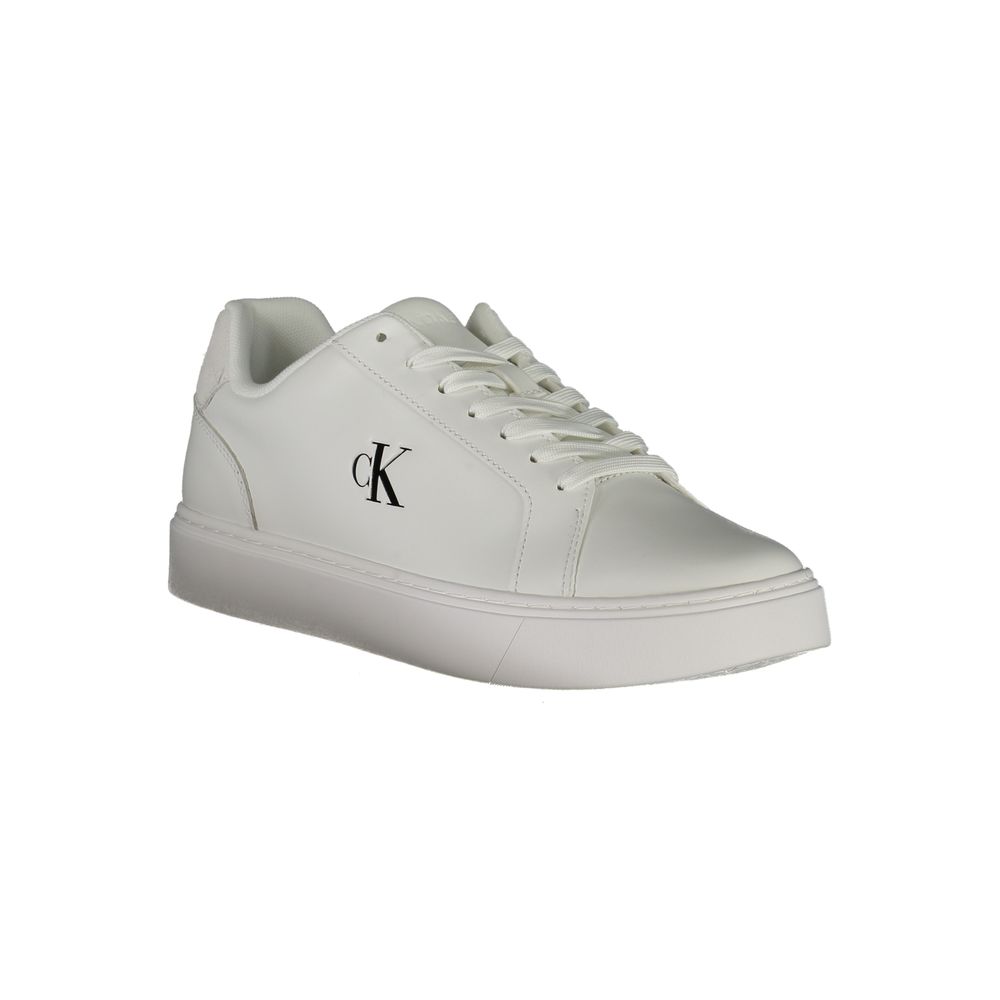 Calvin Klein Bianco Polyurethane Herren Sneaker