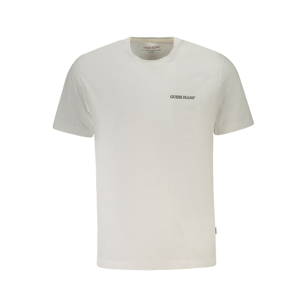 Guess Jeans Bianco Baumwoll-T-Shirt für Herren