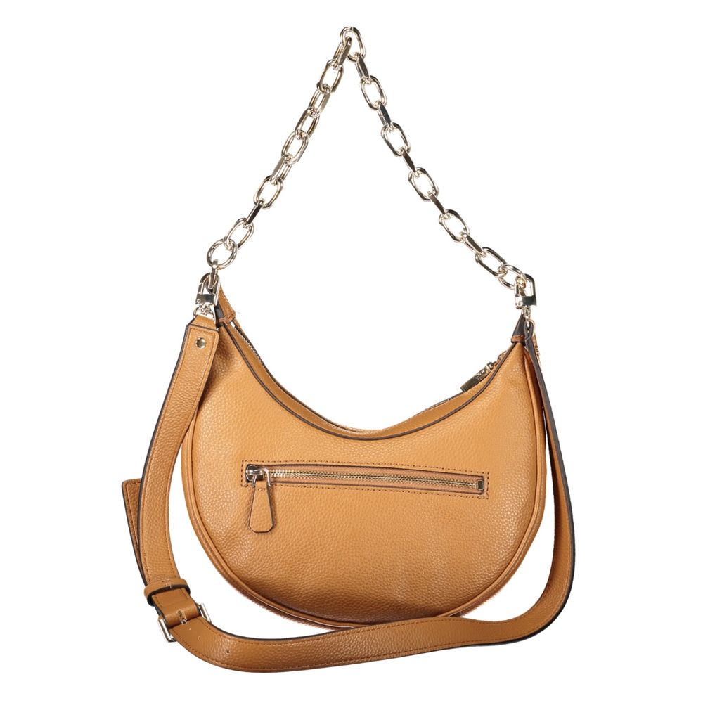 Guess Jeans Braune Handtasche aus Polyethylen