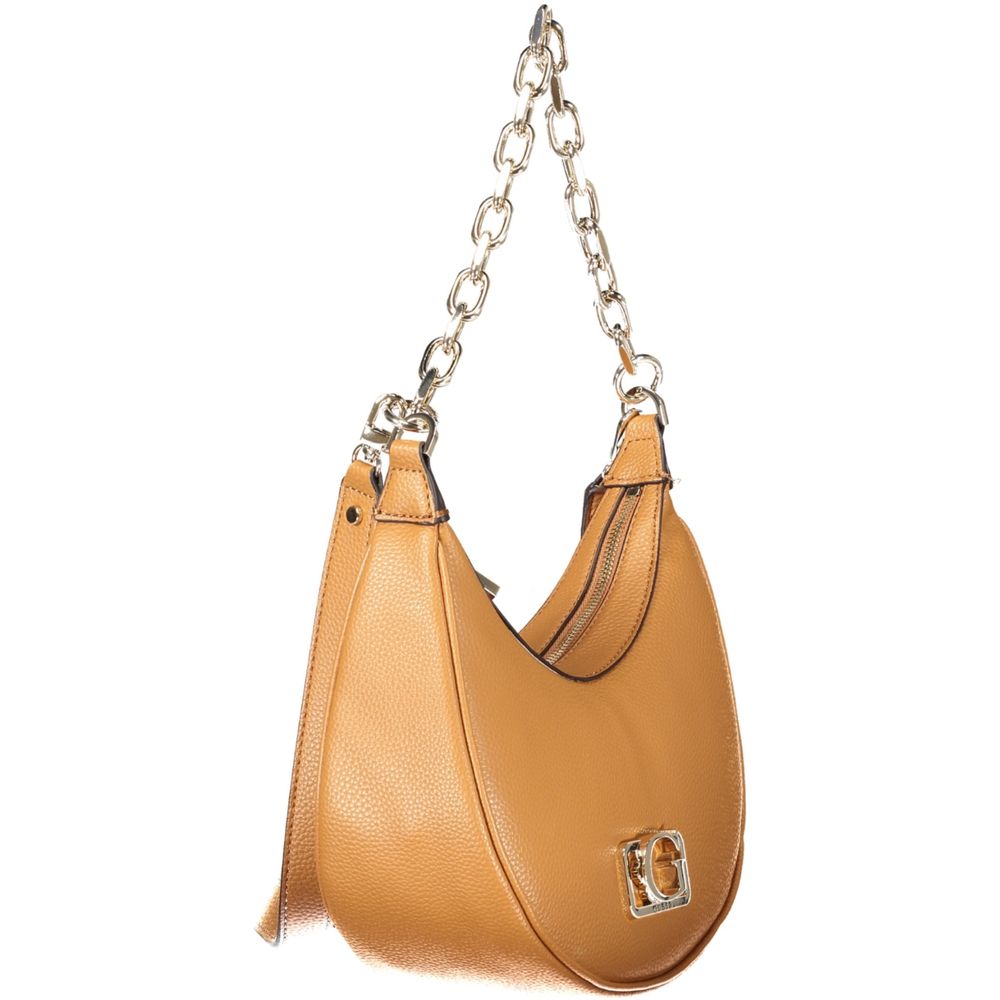 Guess Jeans Braune Handtasche aus Polyethylen