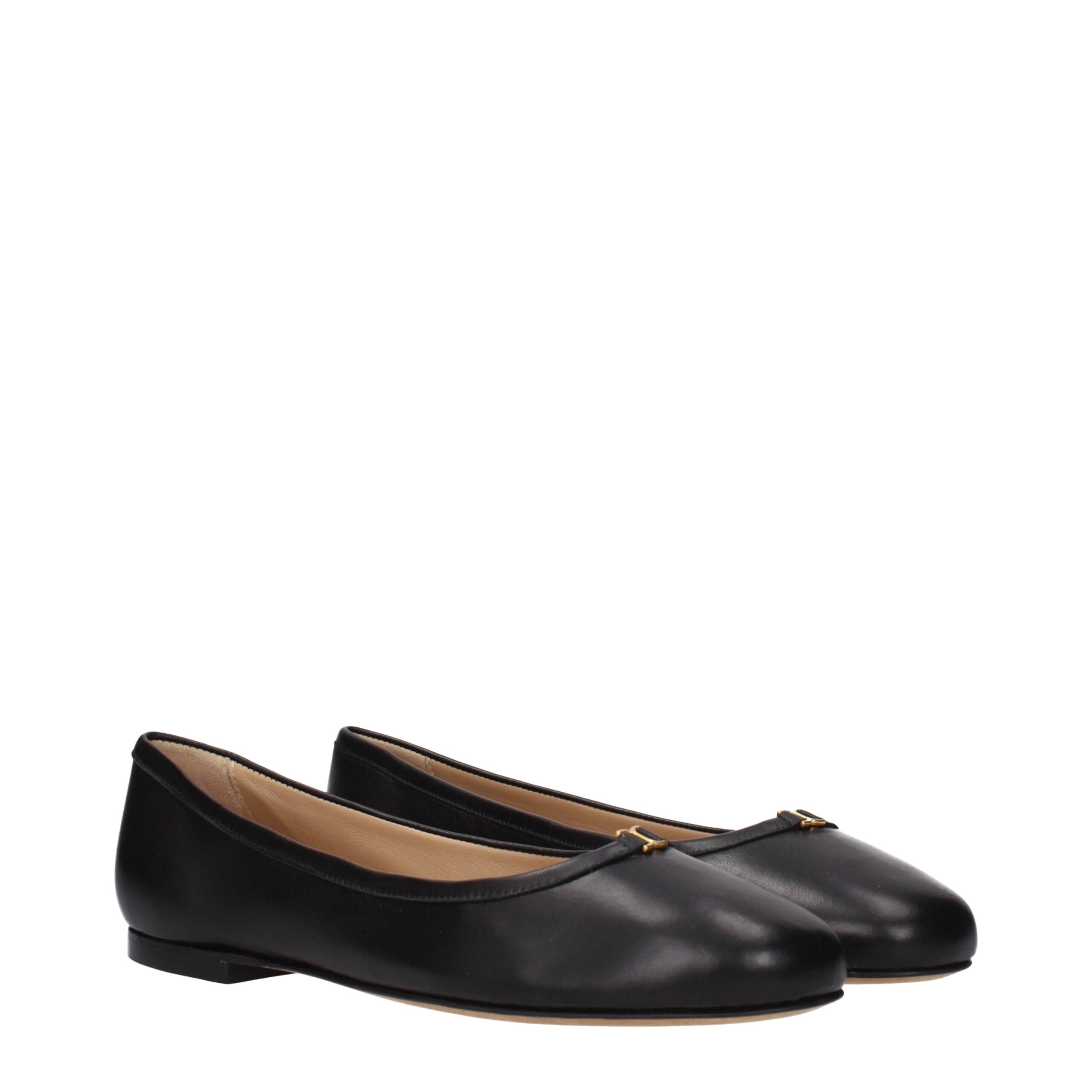 Chloé Schwarze Ballerinas aus Leder