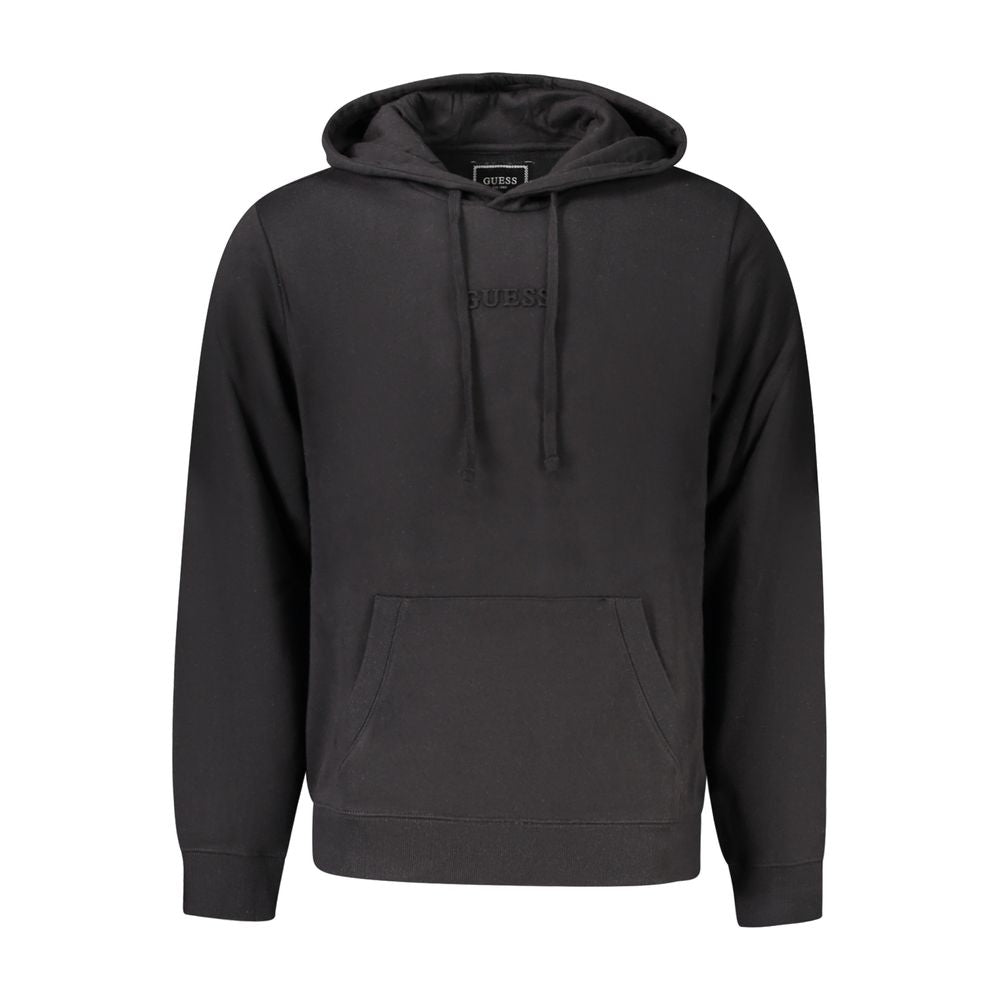 Guess Jeans Schwarzer Baumwoll-Hoodie für Männer