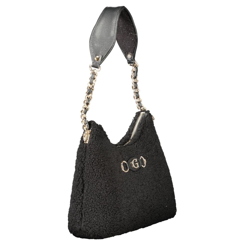 Guess Jeans Nero Polyester Damentasche