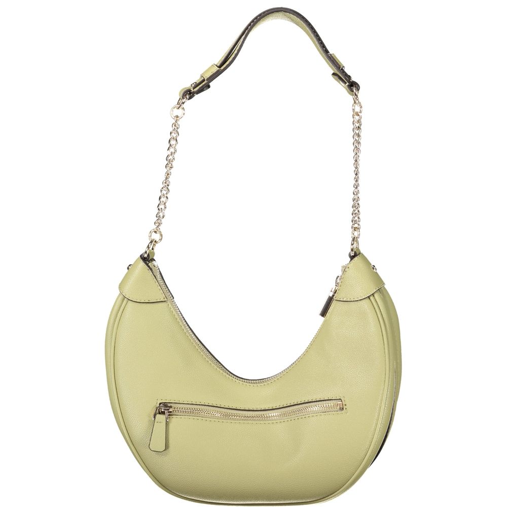 Guess Jeans Verde Polyurethane Damen Handtasche