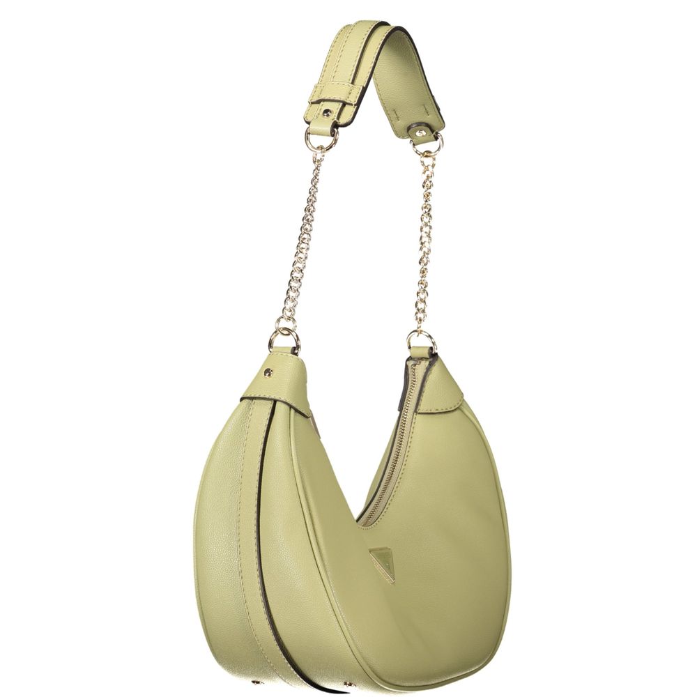 Guess Jeans Verde Polyurethane Damen Handtasche