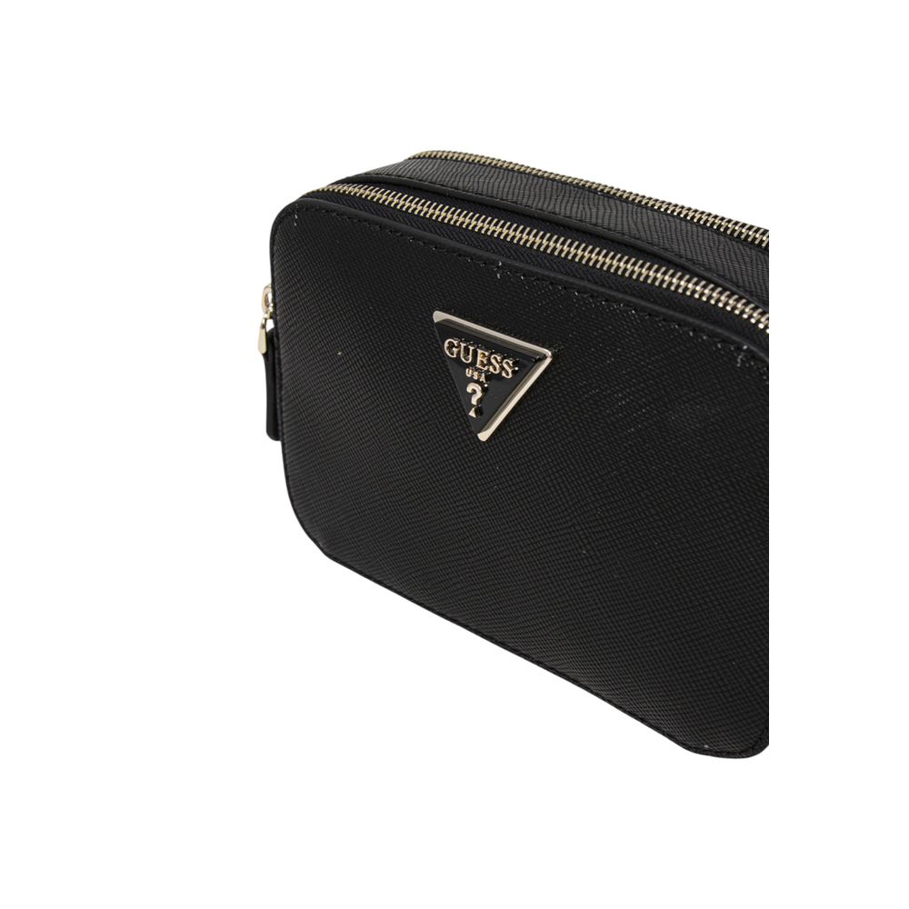 Guess Schwarze Handtasche aus Polyethylen