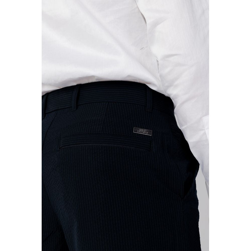 Armani Exchange Blaue Baumwoll-Freizeithose