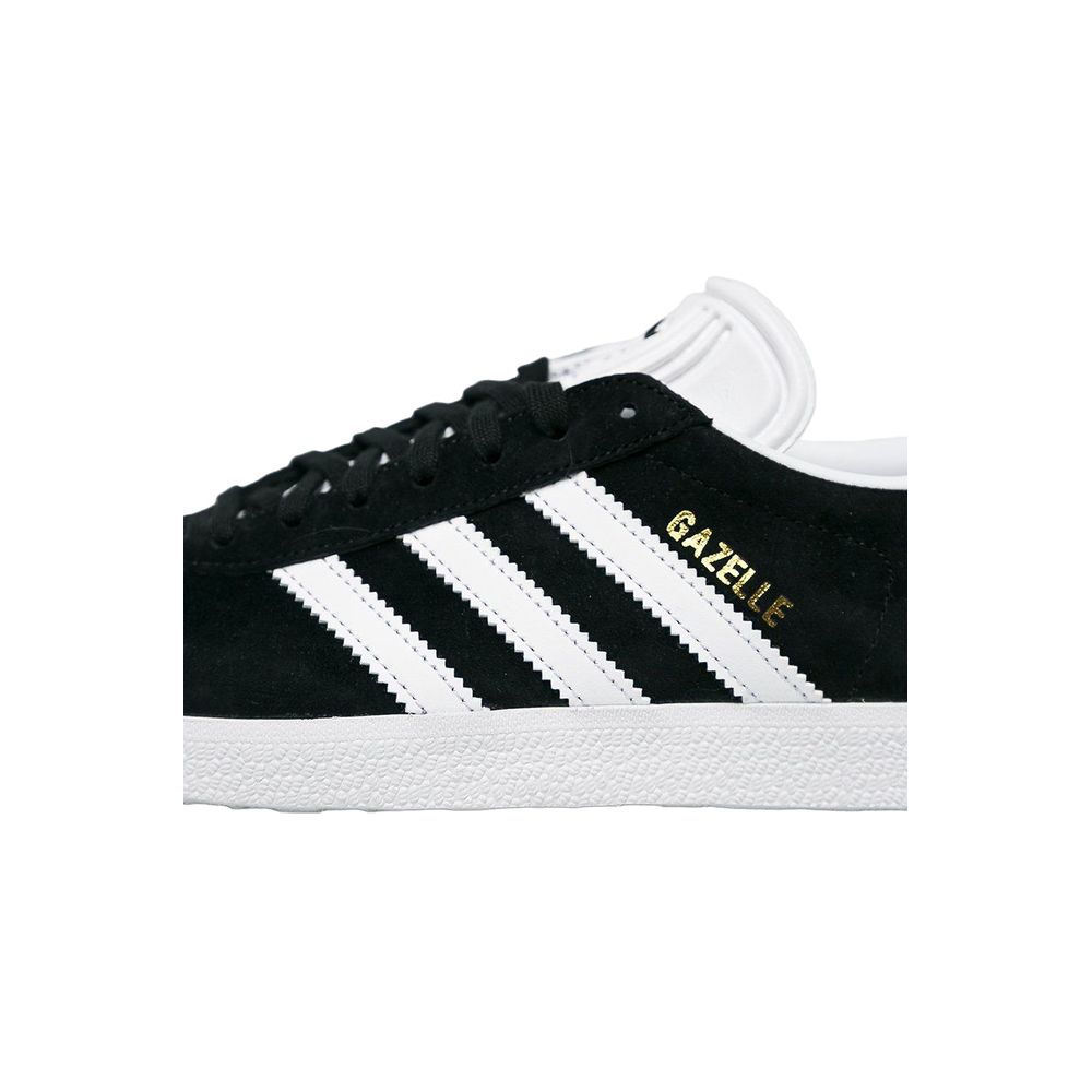 Adidas Originals Schwarze Leder Low-Top-Sneaker
