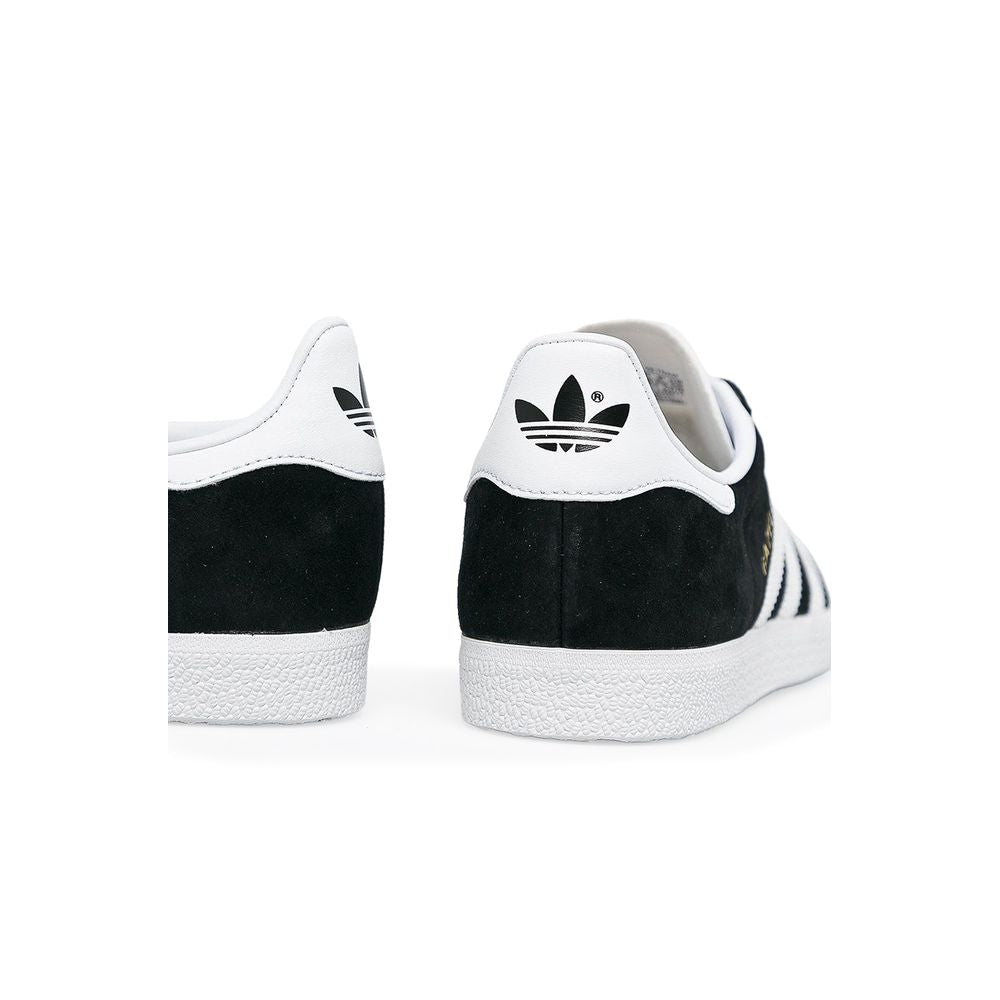 Adidas Originals Schwarze Leder Low-Top-Sneaker