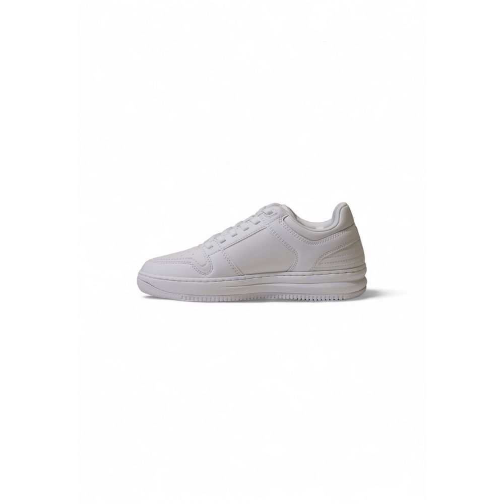 EA7 Emporio Armani Weiße Sneaker aus Polyester im Athletic-Stil