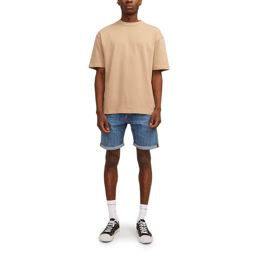 Jack Jones Blaue Baumwoll-Bermudashorts