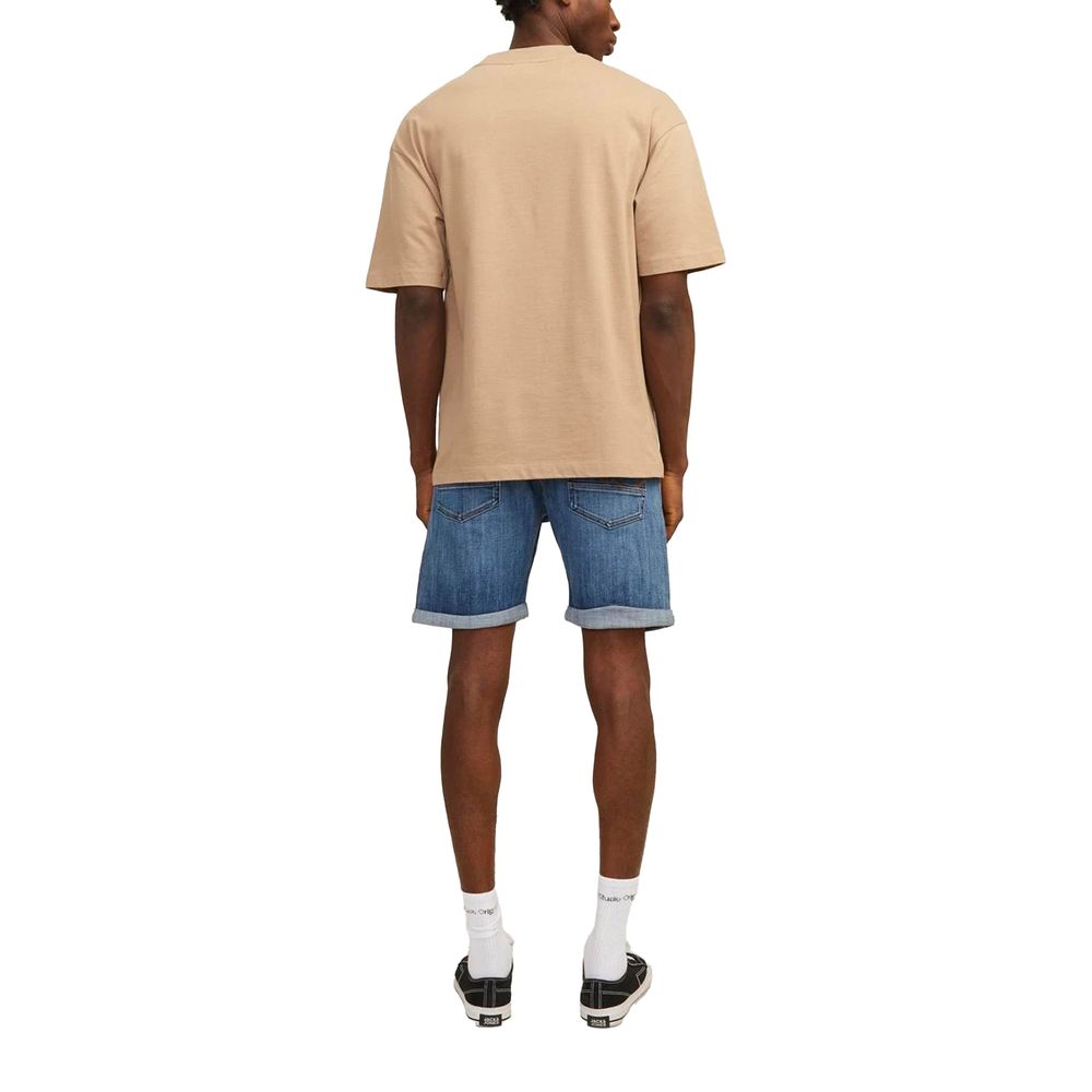 Jack Jones Blaue Baumwoll-Bermudashorts