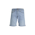 Jack Jones Hellblaue Baumwoll-Bermudashorts