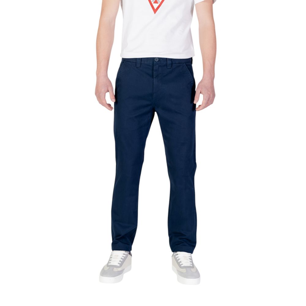 Tommy Hilfiger Jeans Blaue Baumwoll-Röhrenhose