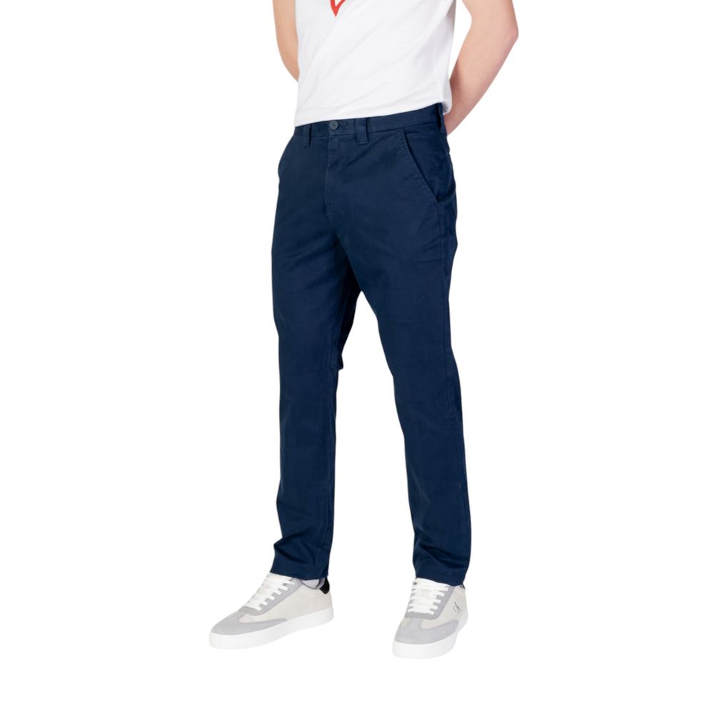 Tommy Hilfiger Jeans Blaue Baumwoll-Röhrenhose
