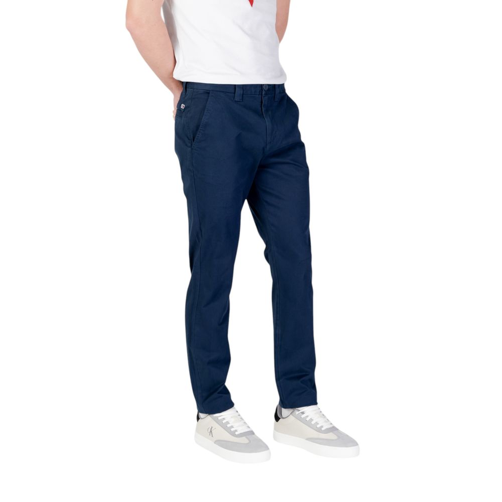 Tommy Hilfiger Jeans Blaue Baumwoll-Röhrenhose