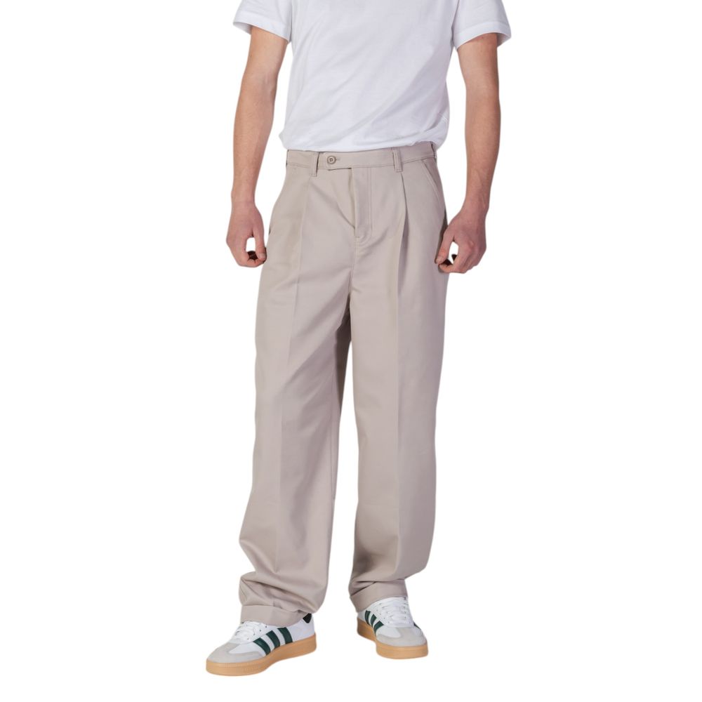 Calvin Klein Jeans Beigefarbene Hose aus recyceltem Polyester