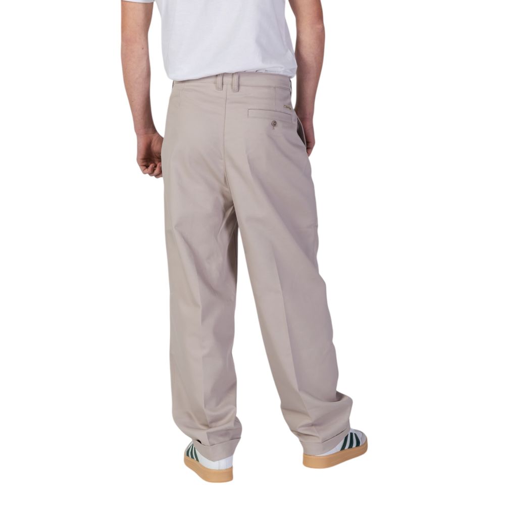 Calvin Klein Jeans Beigefarbene Hose aus recyceltem Polyester