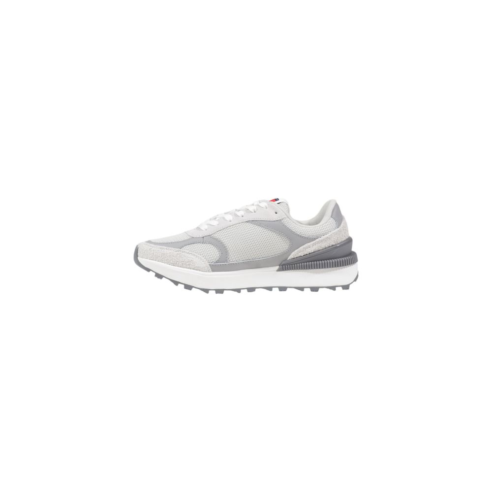 Tommy Hilfiger Jeans Graue Wildleder-Sneaker im Athletic-Look